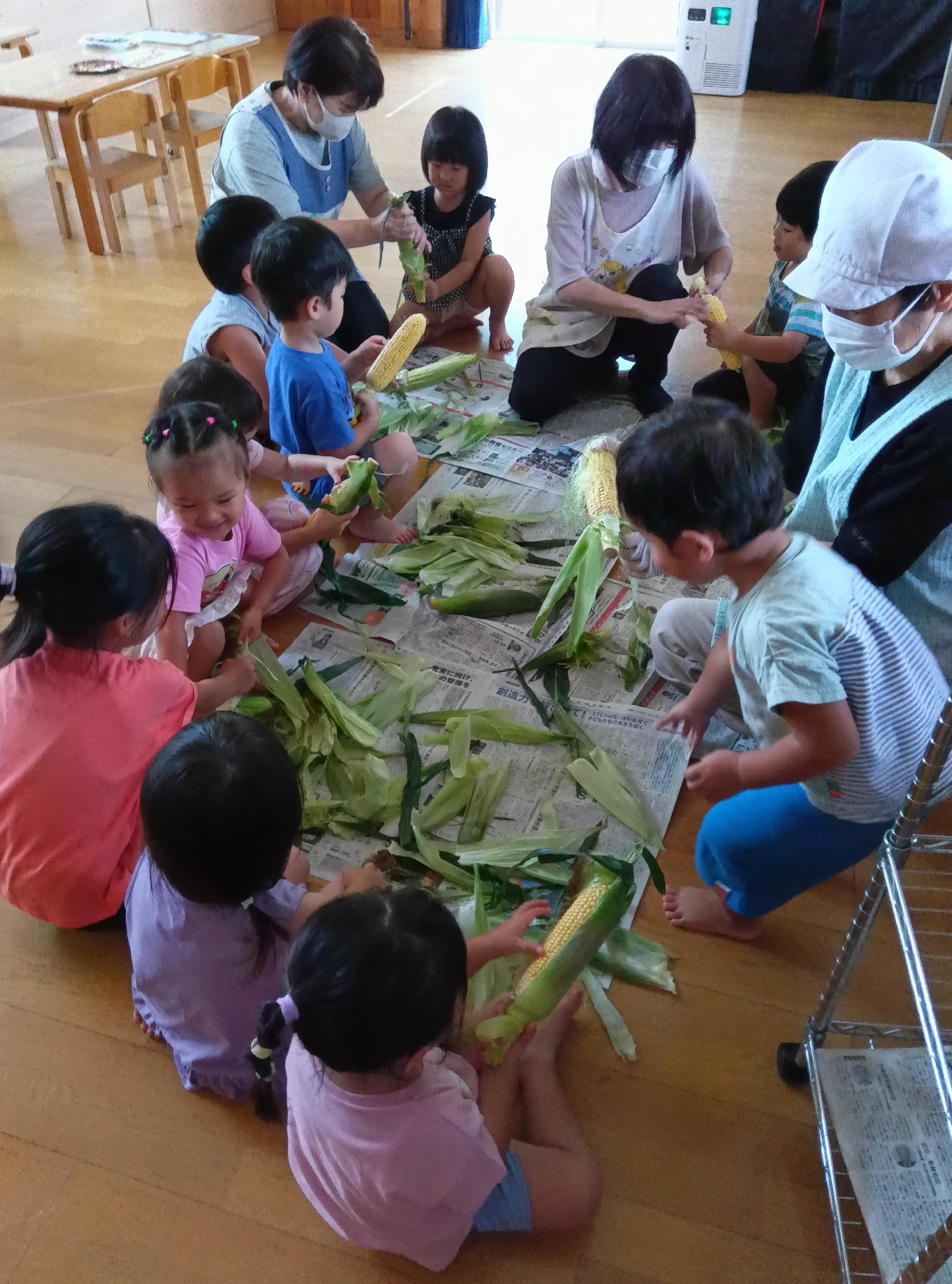 夏の保育園