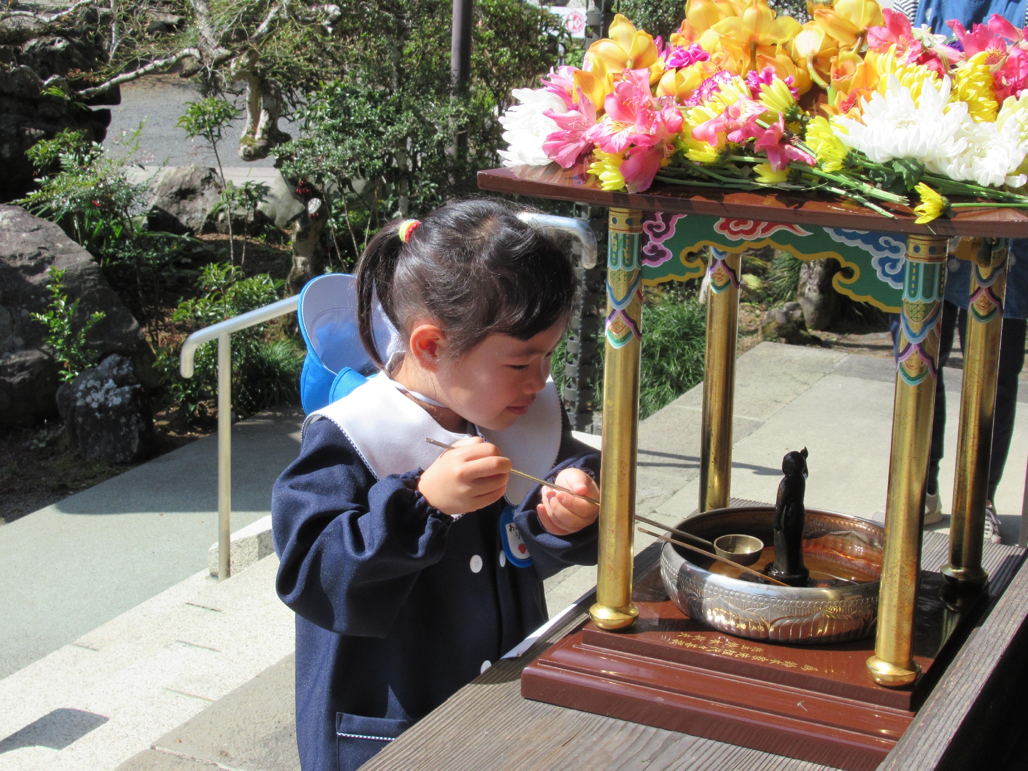 はなまつり即清寺参拝